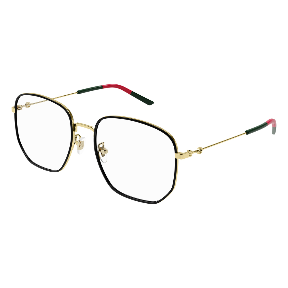 Gucci GG1197OA Eyeglasses Black Metal Square